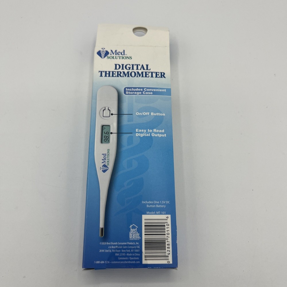 Med Solutions Digital Thermometer New Free Ship