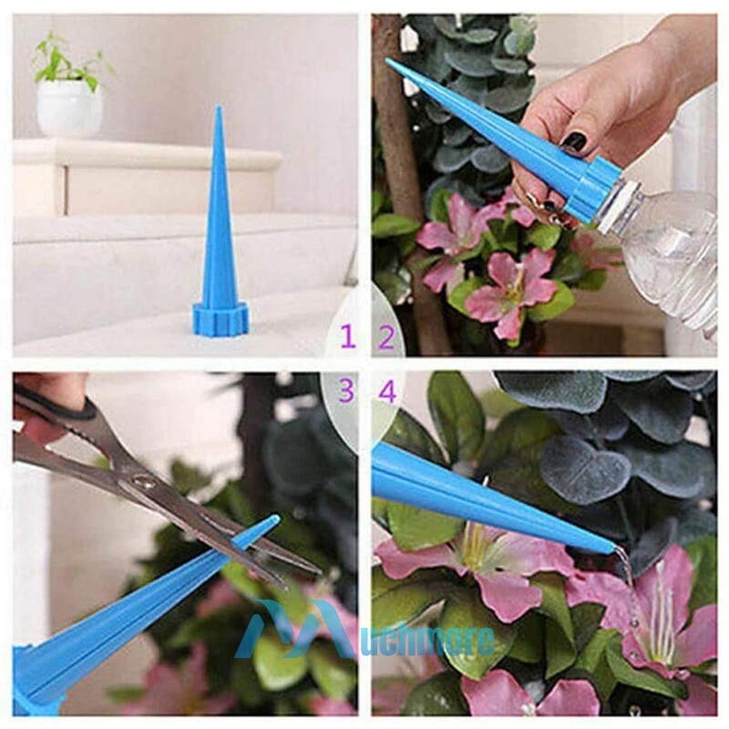 12Pcs Self Watering Spikes Automatic Irrigation Watering Drip System for Plants