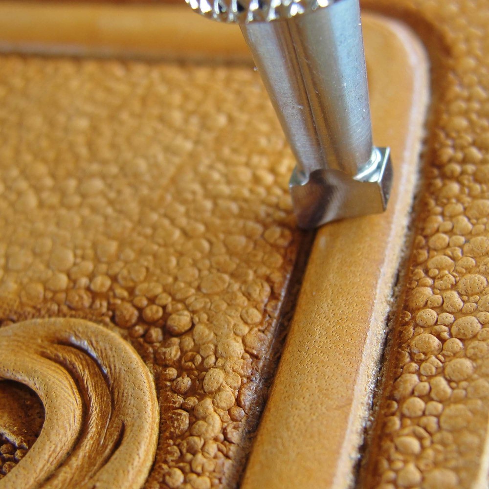 Back Beveler Swivel Knife Attachment, Leather Working Tool