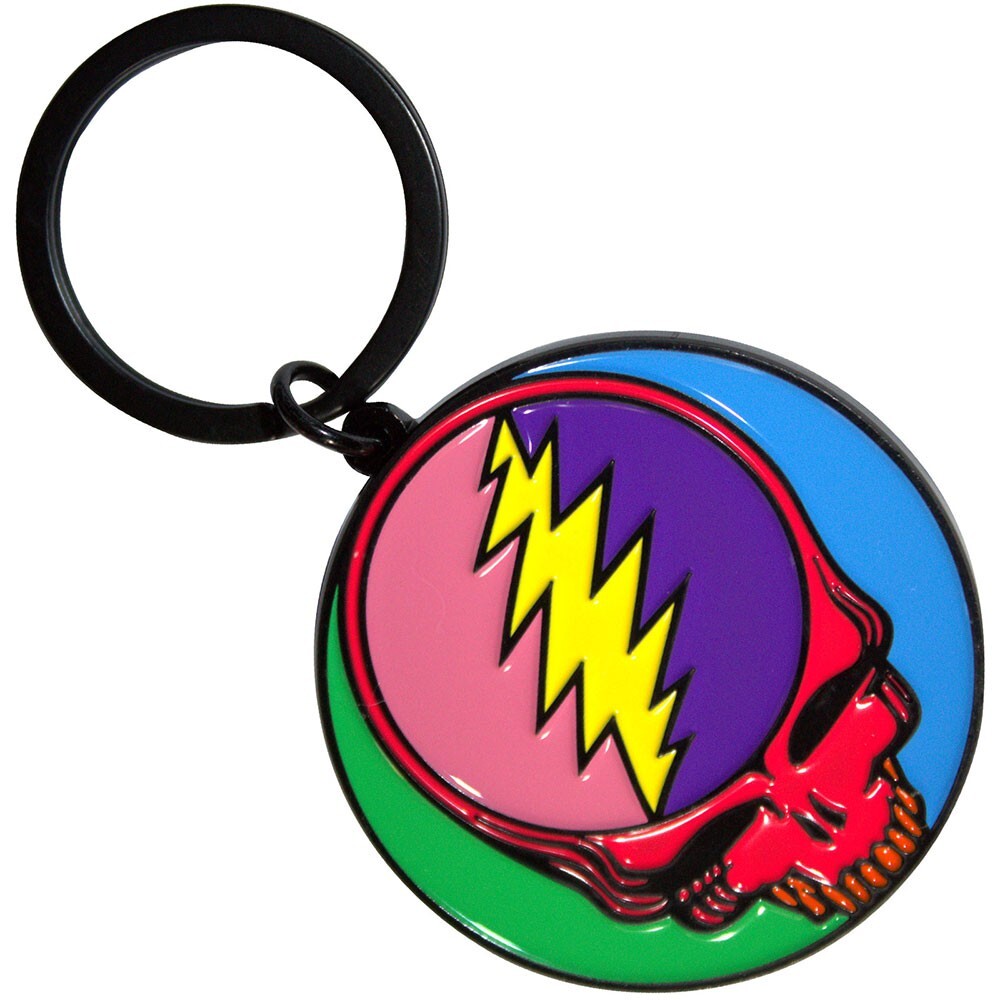 GRATEFUL DEAD official metal keyring keychain
