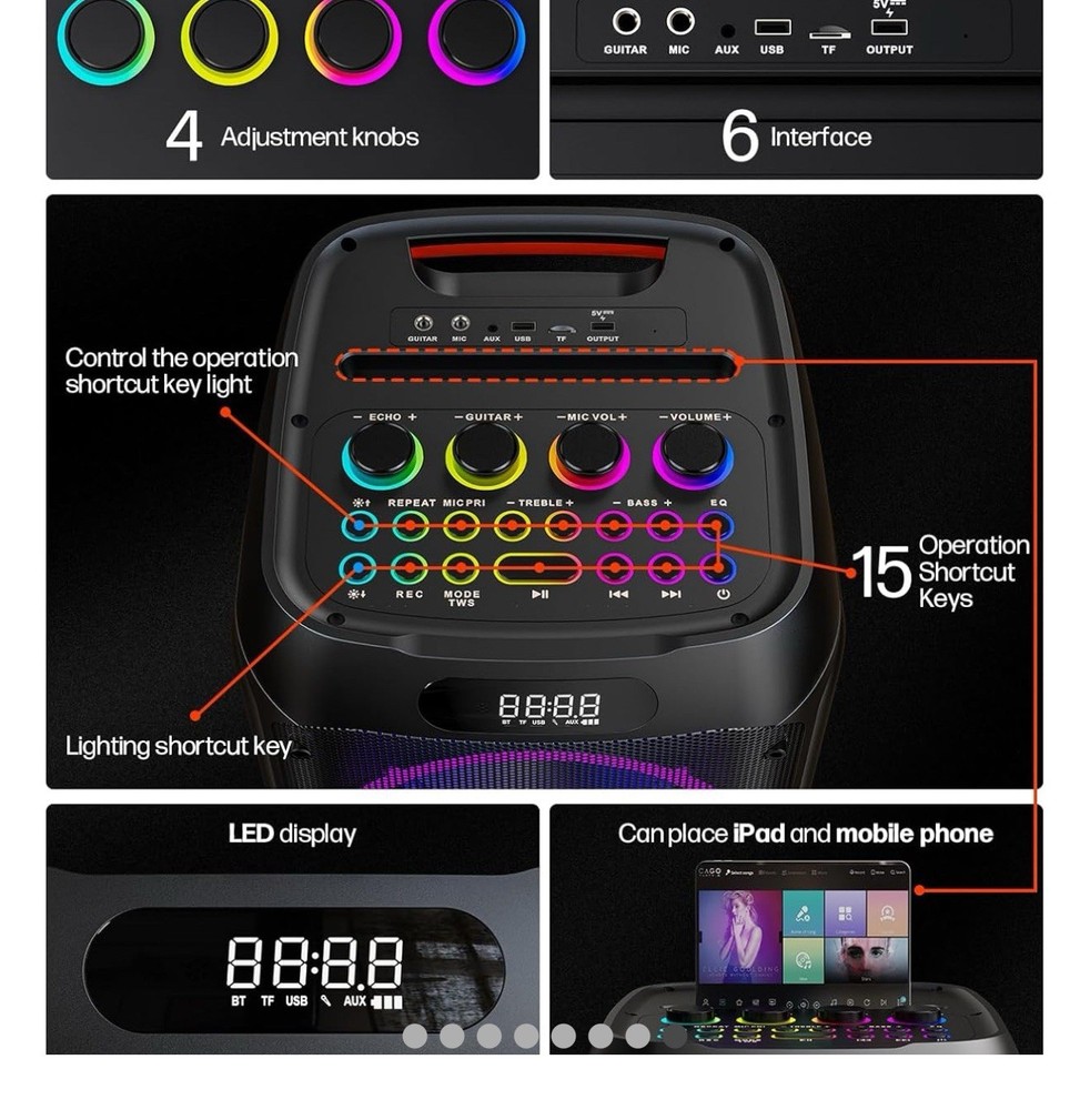 JAPOUCA karaoke machine