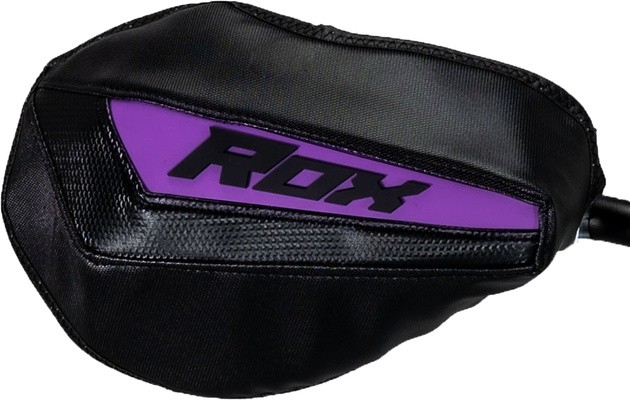 Rox Speed FX Gen 3 Flex-Tec Snowmobile Handguards Black/Purple