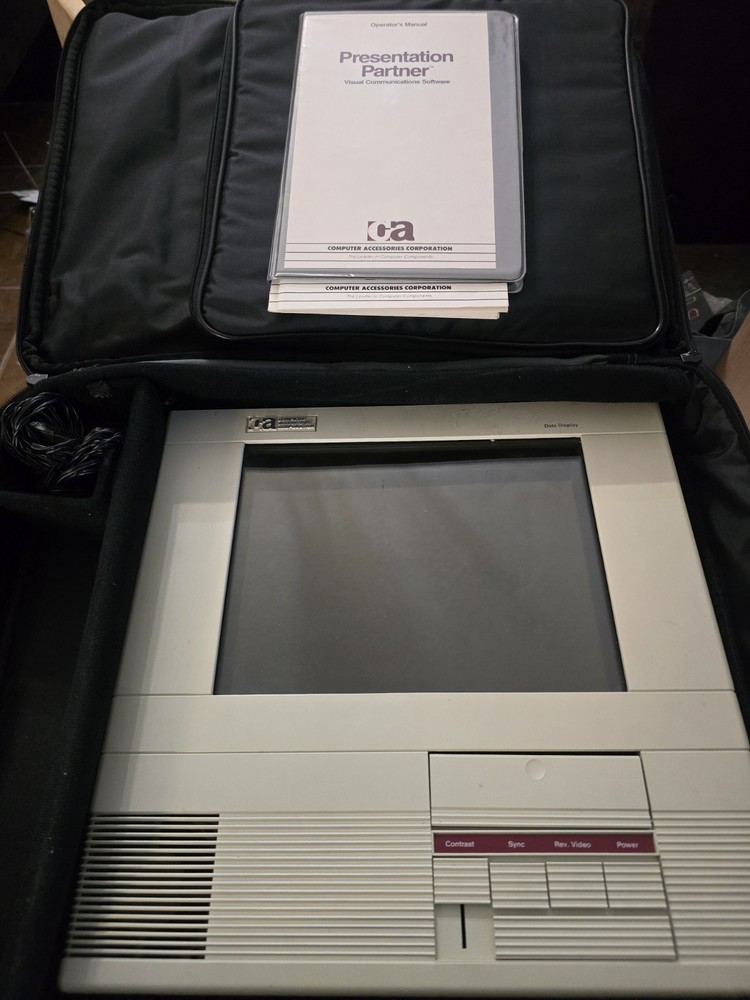 Data Display PC Data Projection Panel *Model A200*l With Case And Floppy