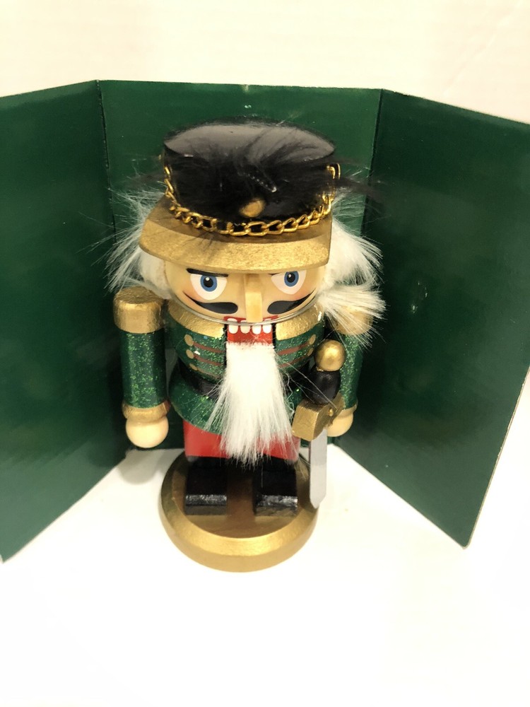 5" Wooden Chubby Nutcracker By Kurt S. Adler