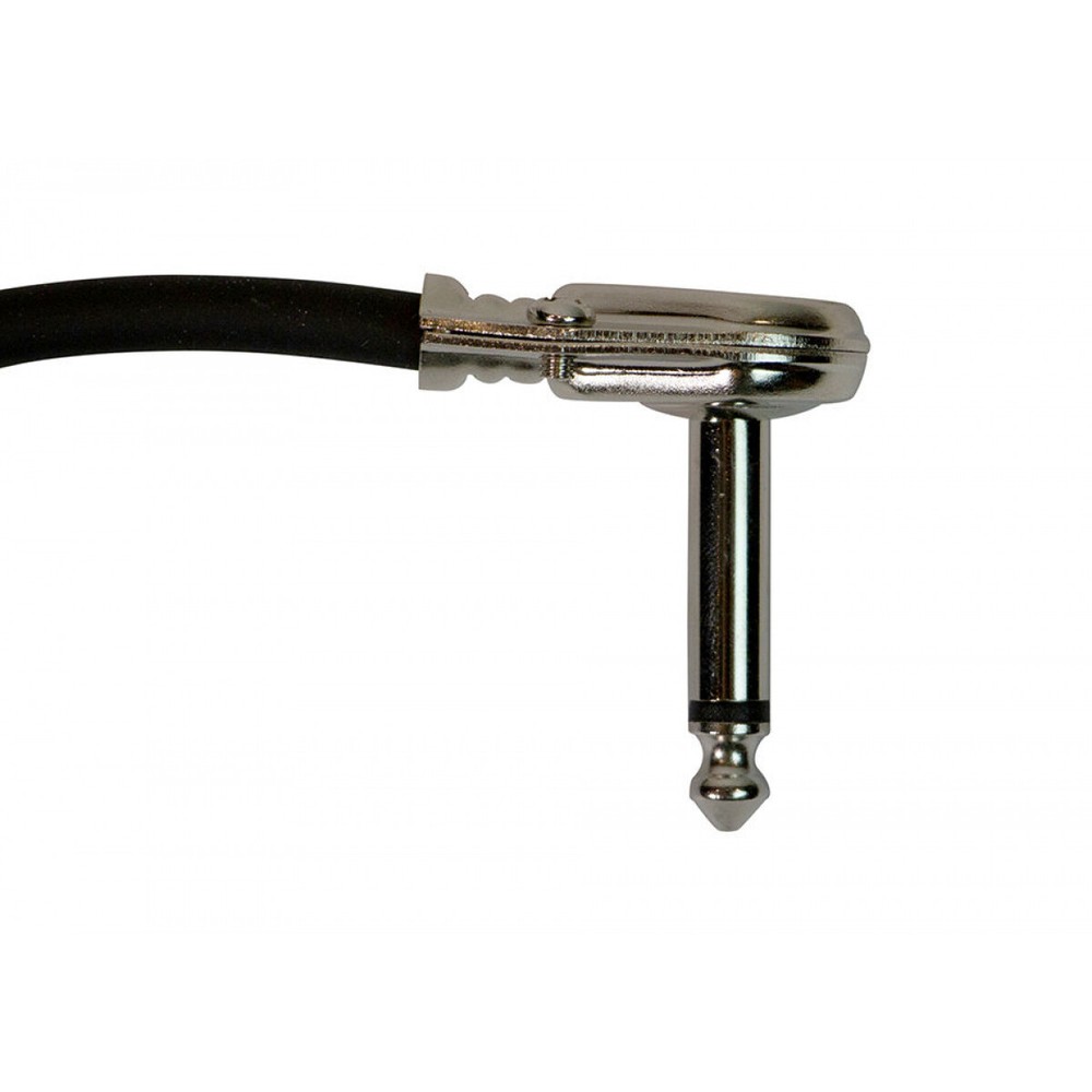 On Stage PC512B 1' Patch Cable with Pancake Connectors (Black)