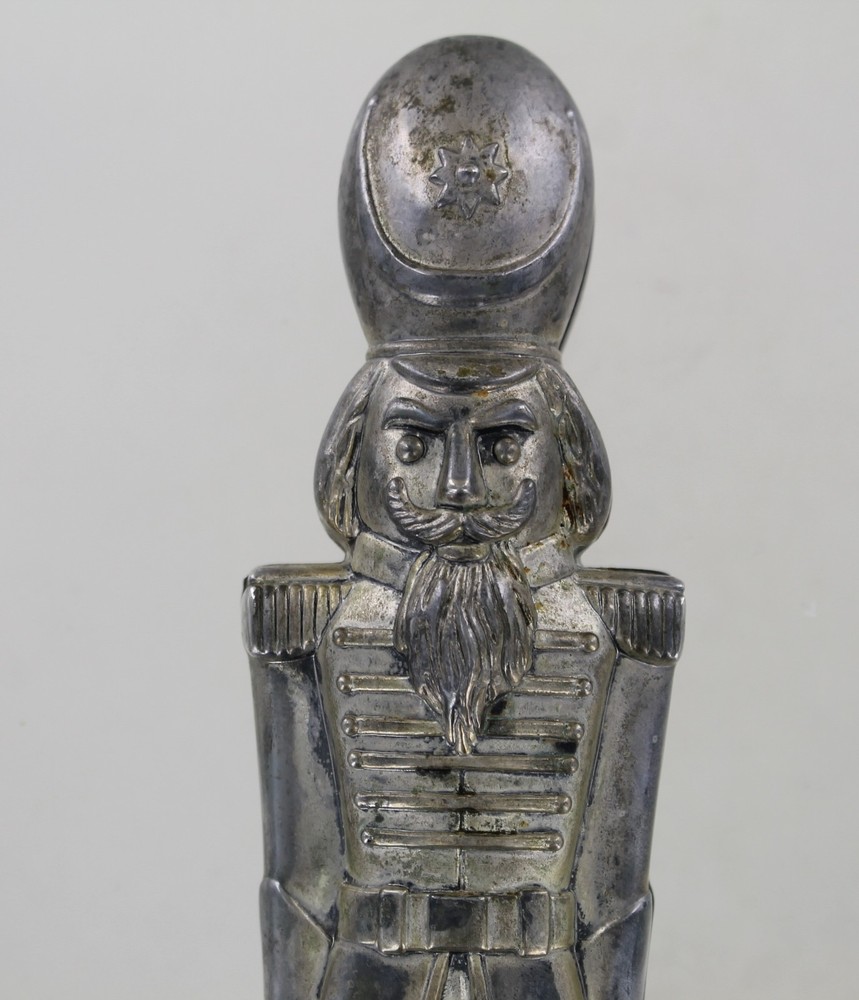 1993 Godinger Toy Soldier Silver Plated Nutcracker