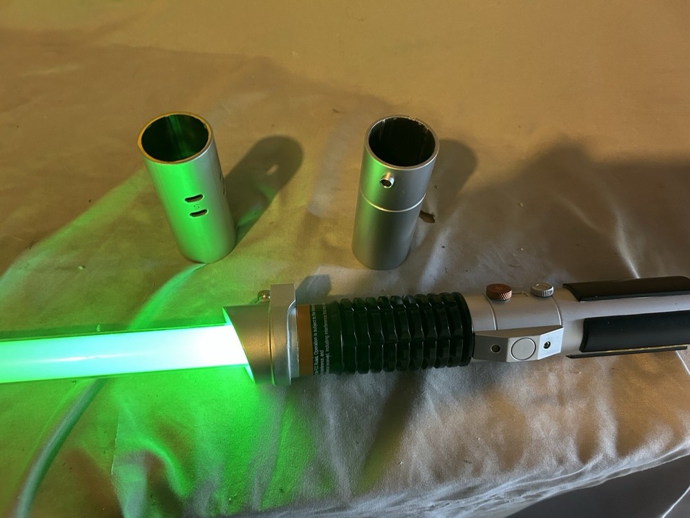 Master Replicas Lightsaber Construction Saber And Extra Attachments.