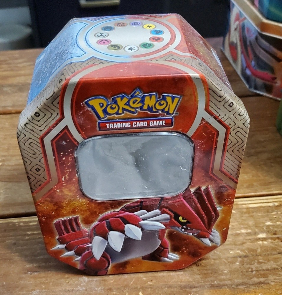 Groudon Ex 2015 Empty Pokemon Tin