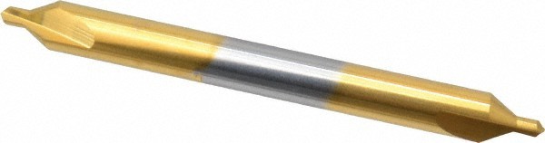 Hertel #2 Plain Cut 60? Incl Angle Solid Carbide Combo Drill & Countersink 3/...