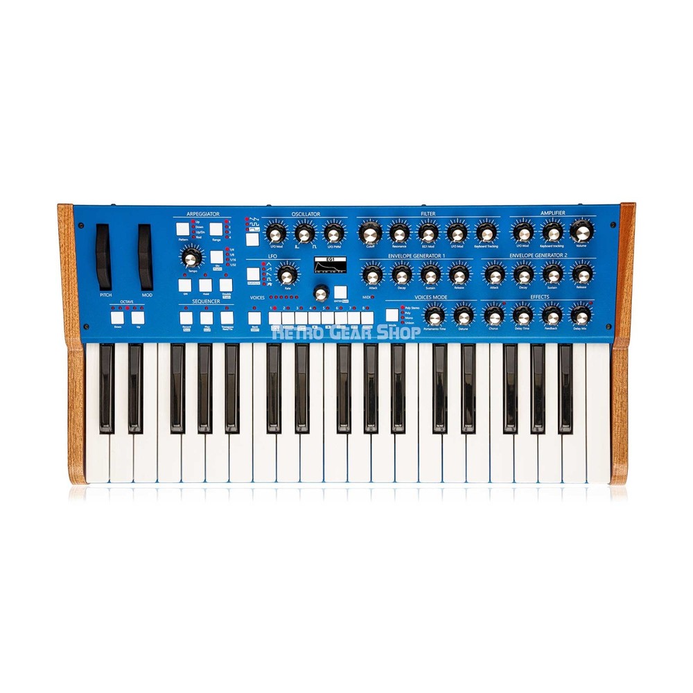GS Music Bree6 Keyboard Polyphonic Analog Synthesizer Blue