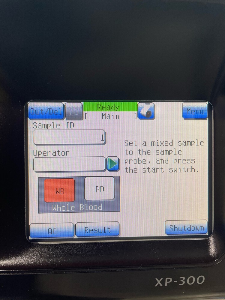 Sysmex XP-300 Automated Hematology Analyzer