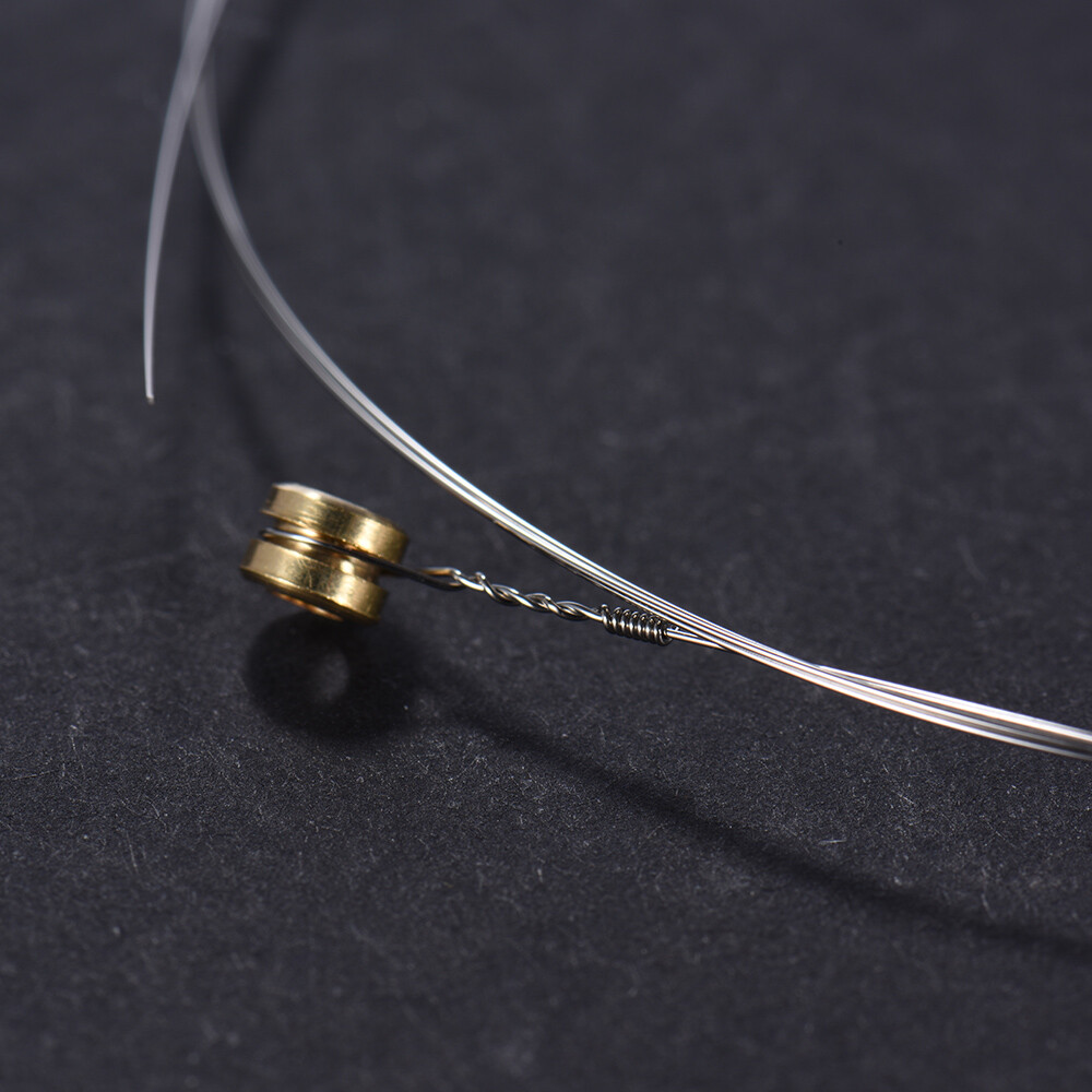 Orphee Single String for Acoustic Folk Guitar 1st E-String (.010) 10-Pack Q5I7