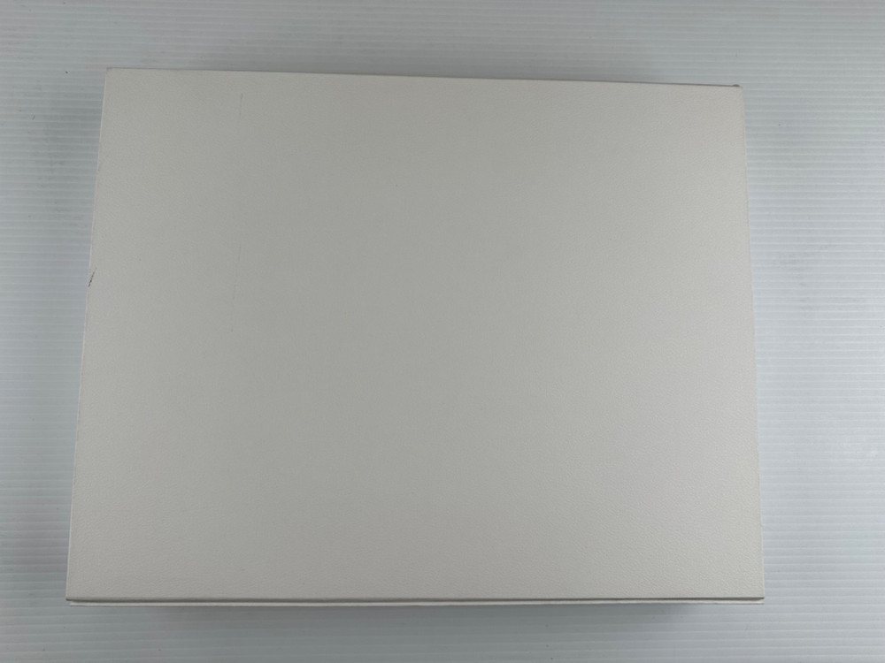 MONCLER Large Flat Embossed White Empty Storage Box 16.5” x 13” x 2”
