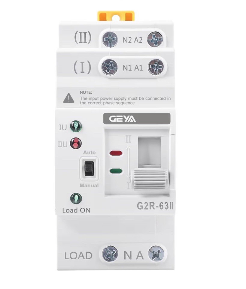 Mini ATS Dual Power Automatic Transfer Switch Electrical Selector Switches Unint
