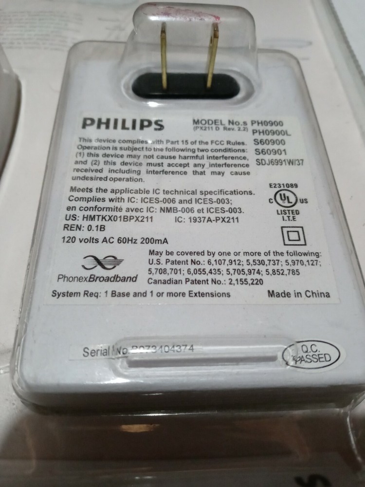 Wireless Phone/Modem Jack system By Philips
