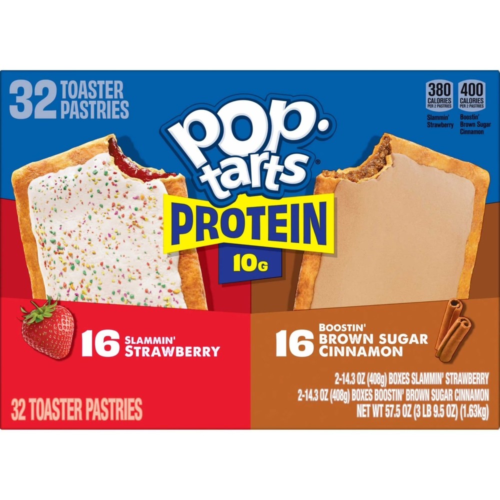 Pop-Tarts Protein Variety Pack, 32 ct.