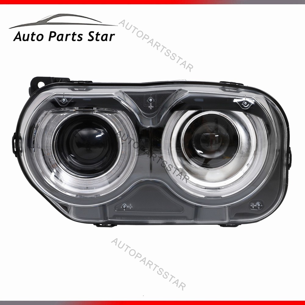 Driver/Left Side Headlight For Dodge Challenger 2015 2016 2017 2018 Halogen LED