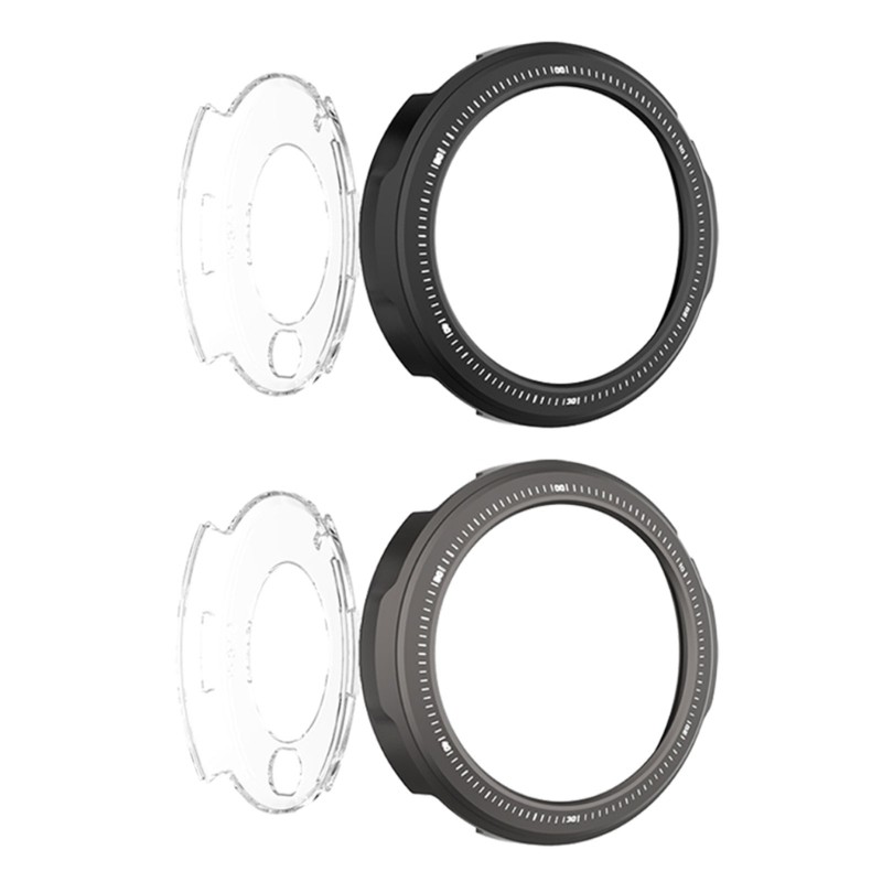 Scratchproof Metallic Watch Frame Case Seamless Compatibility Fast Release Clasp