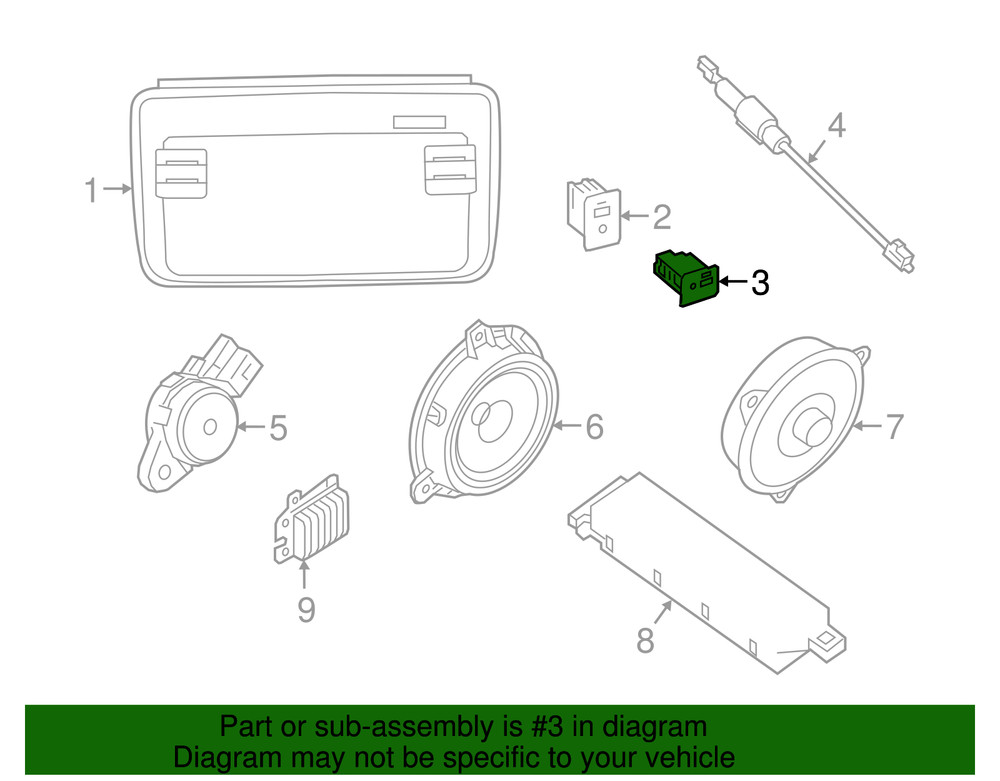 Genuine Nissan Connector Kit 284H3-5FA0A