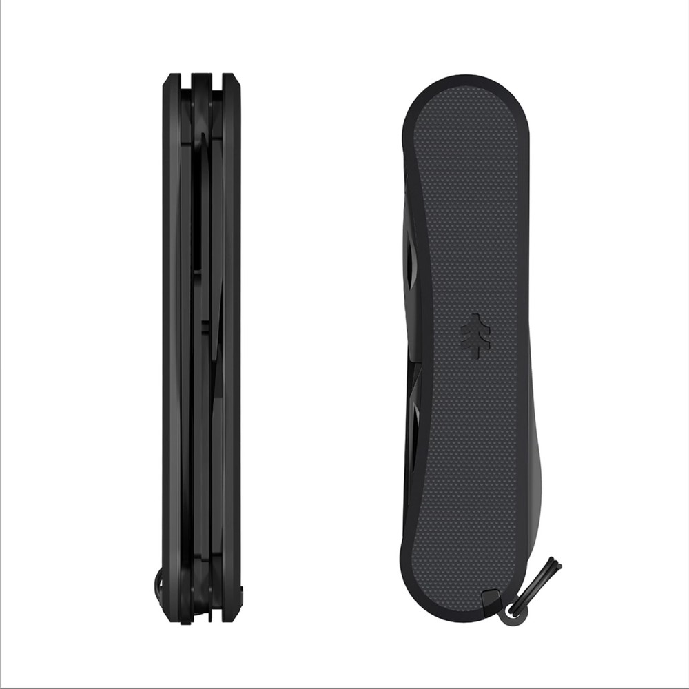Swiss Tech 11-in-1 Key Ring Multi-Tool with Black Handle