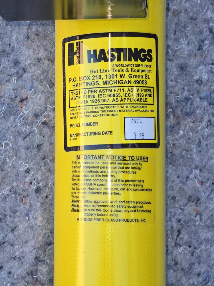 Hastings 7674 Temporary Dead End Arm with 3 Way Bracket