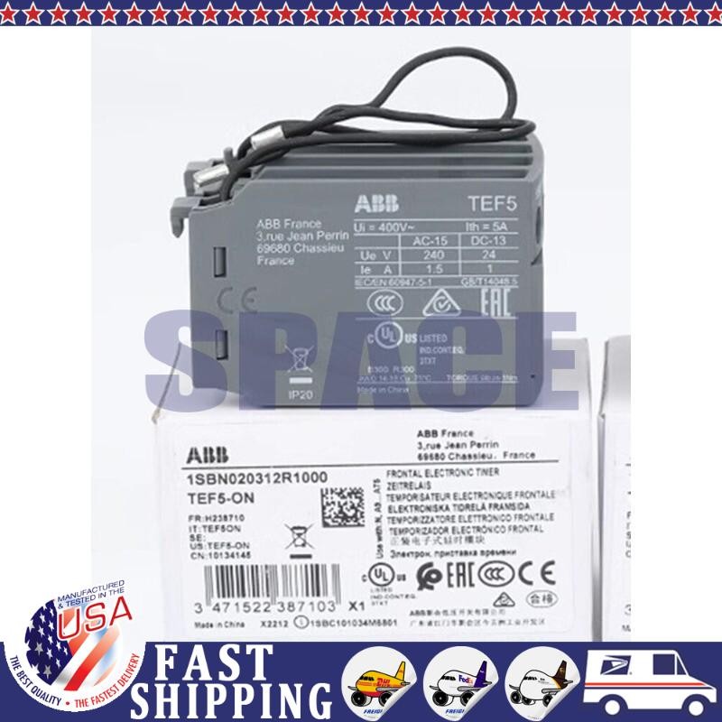 1/pieces NEW ABB Power-on Delay Head TEF5-ON Contactor Timer Module