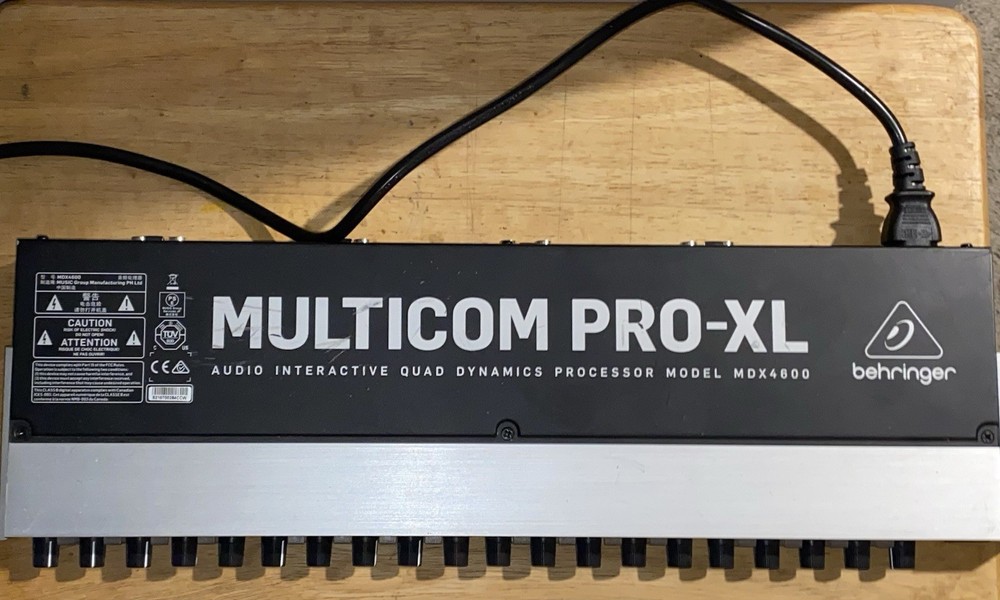 Behringer Multicom Pro-XL MDX4600 Audio Interactive Quad Dynamics Processor