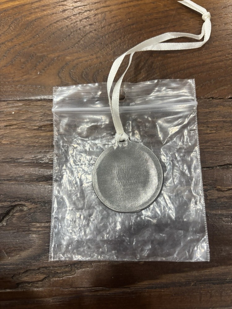 Longaberger Pewter Tie-on.