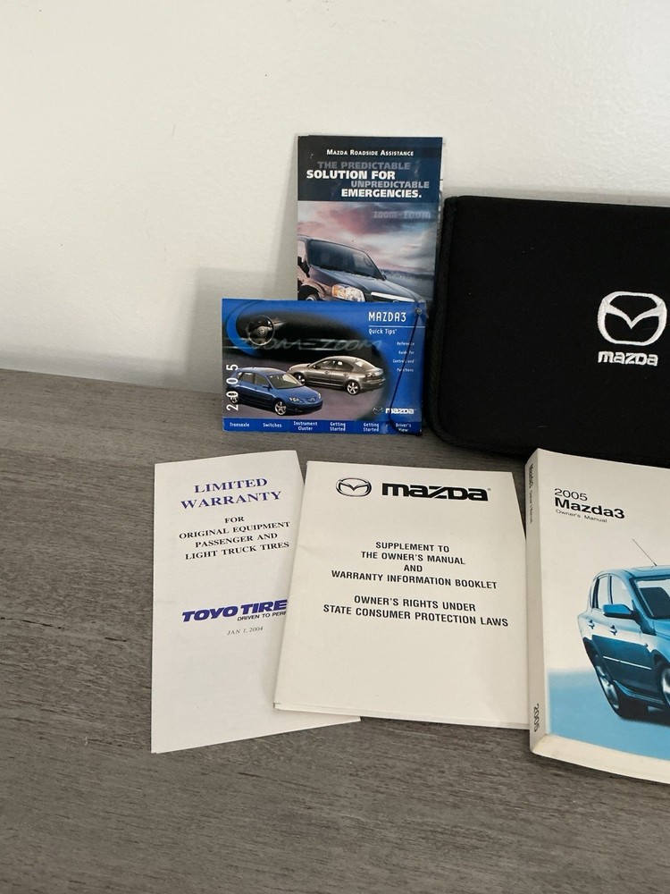 2005 Mazda 3 Used Owners Manual