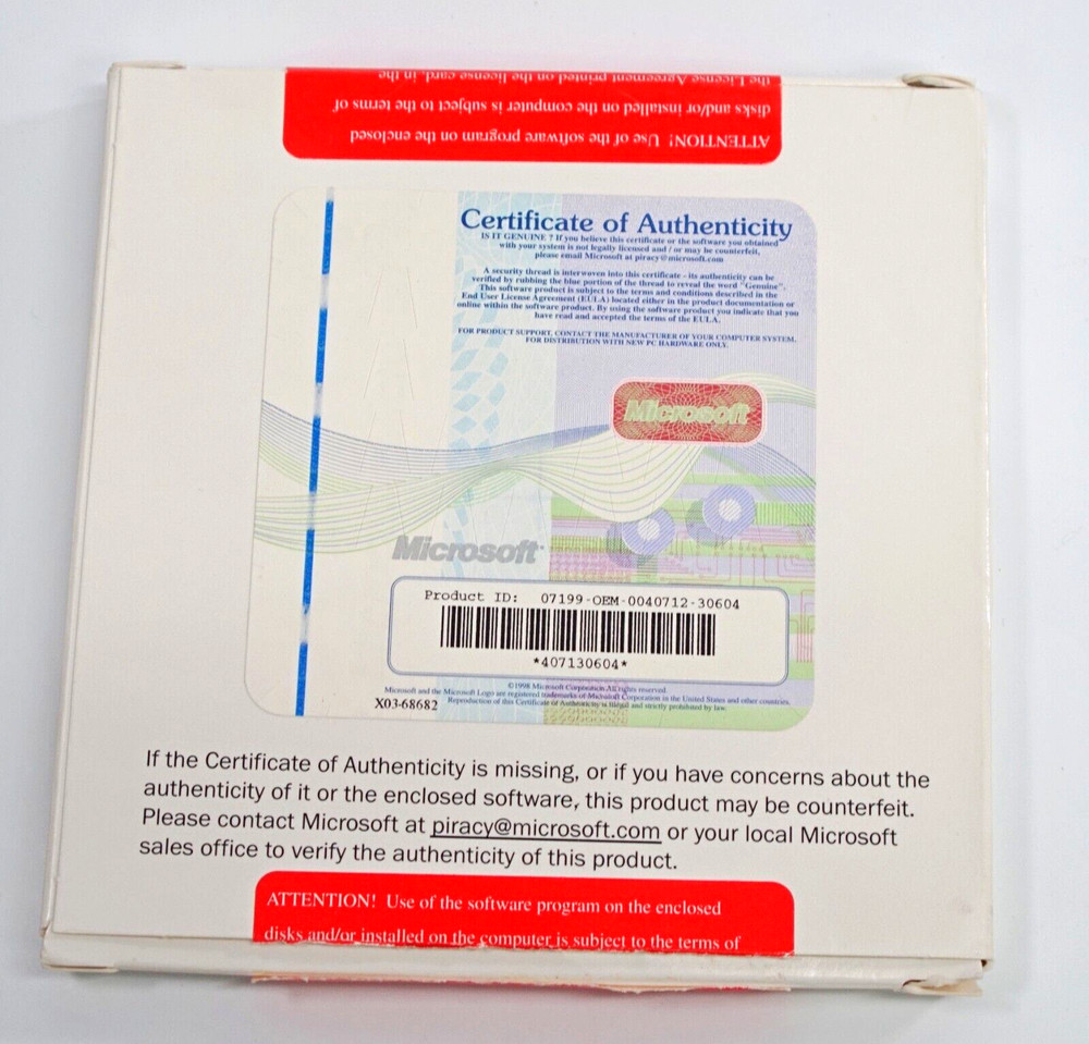 Microsoft Office 97 PC CD Software Small Business Edition - With Bonus