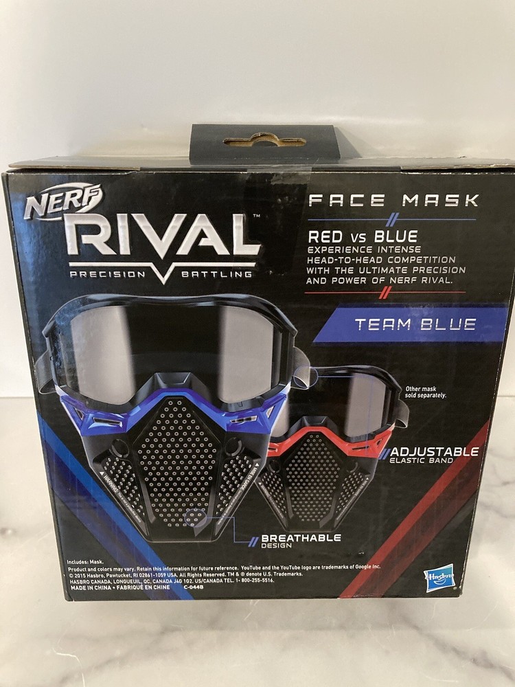 Néw sealed nerf rival face mask
