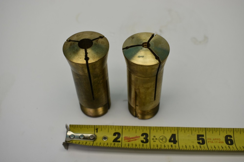 USED 5C BRASS COLLETS ROUND 2 PCS