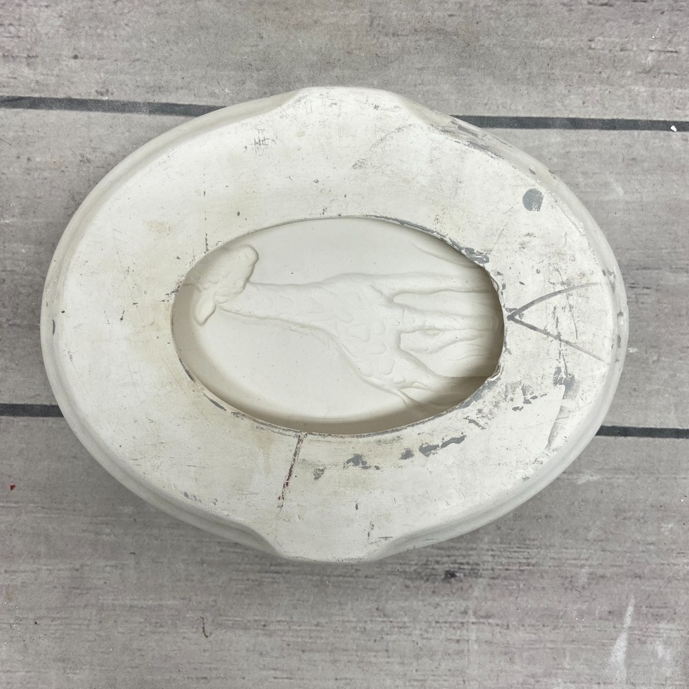 Unbranded Ceramic Casting Mold Giraffe Oval Picture