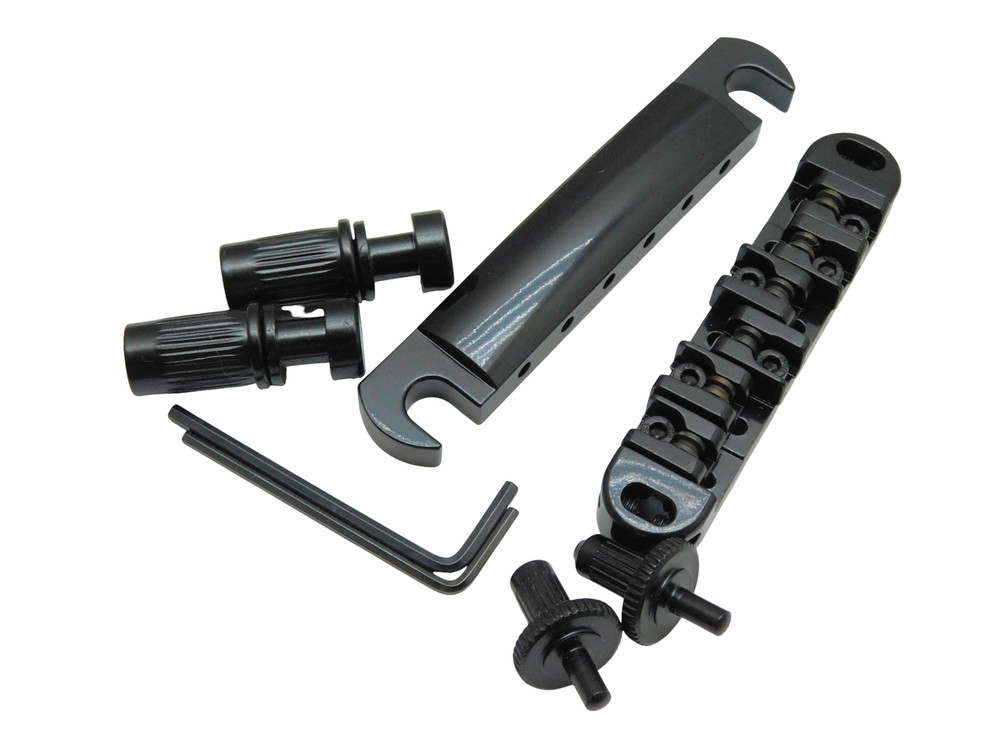 Black Roller Saddle TOM Bridge with Stop Tail SMALL POST