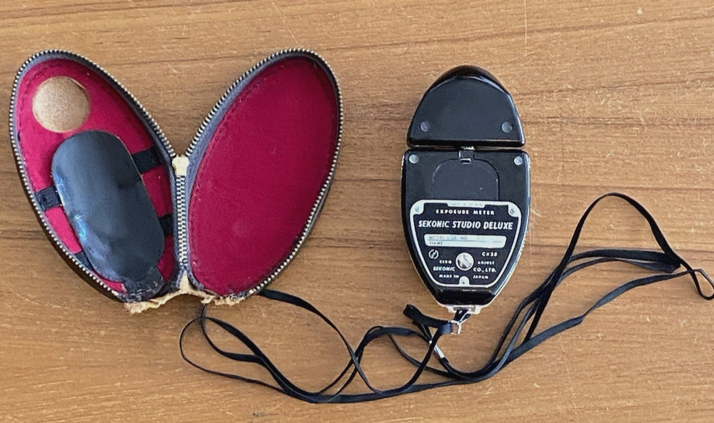 Sekonic L-28c Studio Deluxe Exposure Light Meter With Case Not Tested