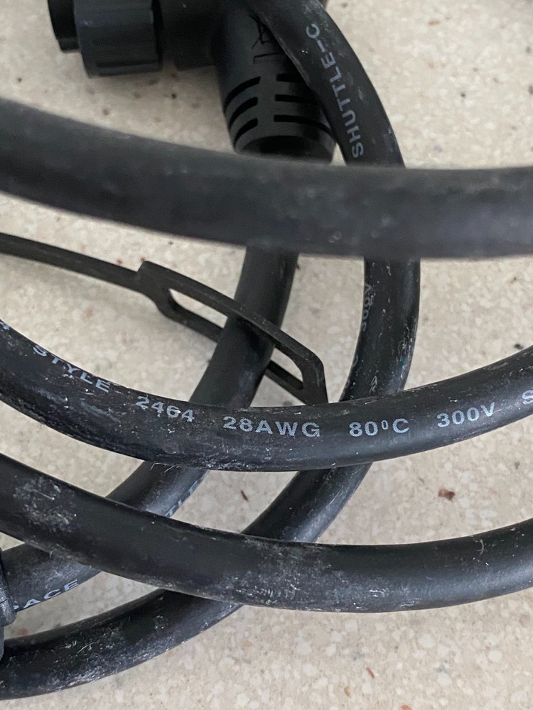 Garmin 19 Pin Right Angle Threaded Collar Cable