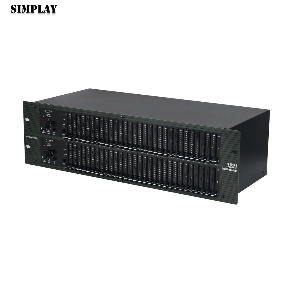 DBX 1231 Professional Audio Equalizer Dual 31 Band IC Chip Control Solid Core