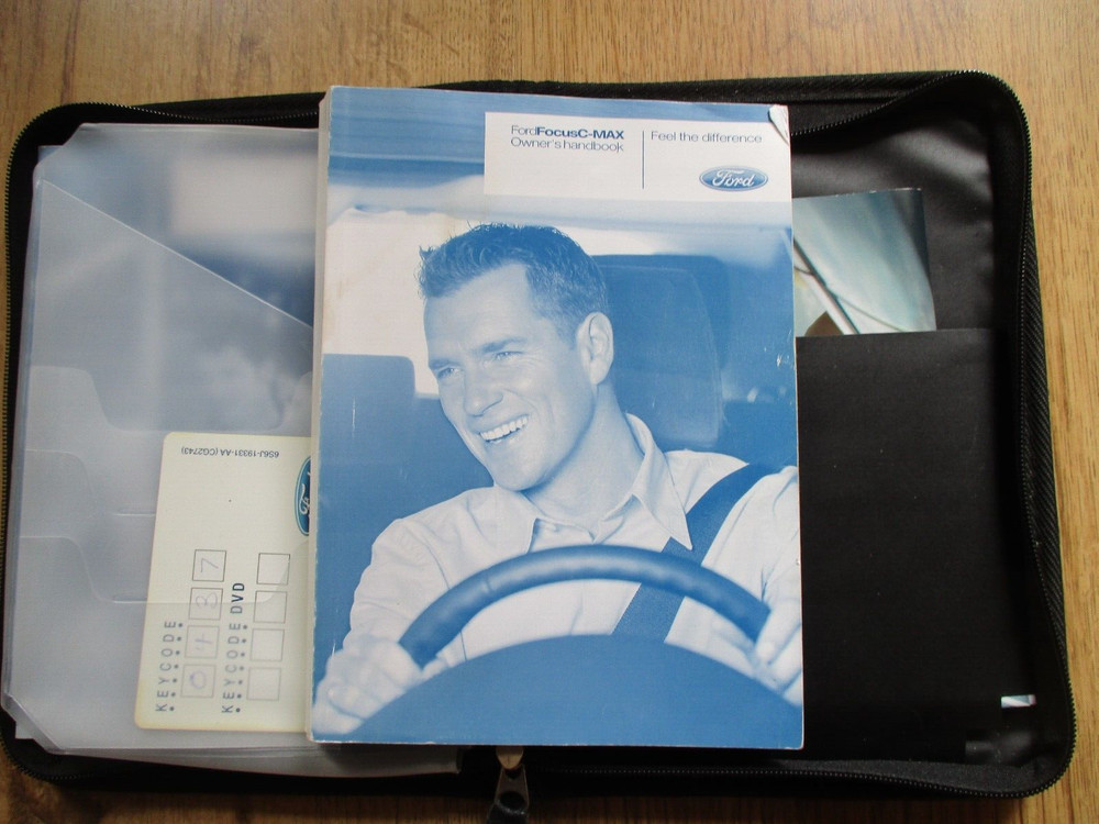 Ford Focus C-Max Owners Handbook Pack - 2007