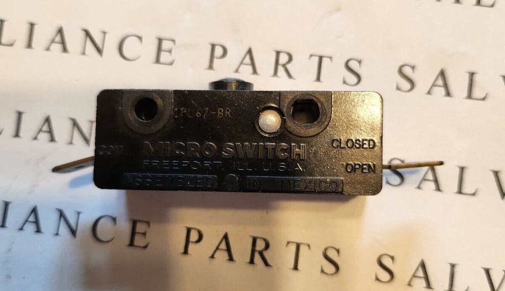 MICRO SWITCH NORMALLY OPEN BUTTON SWITCH L62 15A 125/250VAC  TESTED