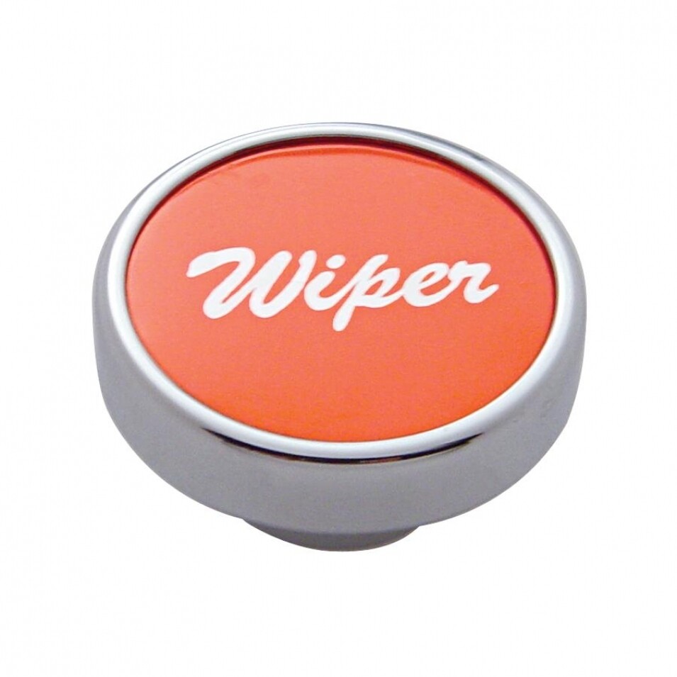 "Wiper" Dash Knob - Red Aluminum Sticker