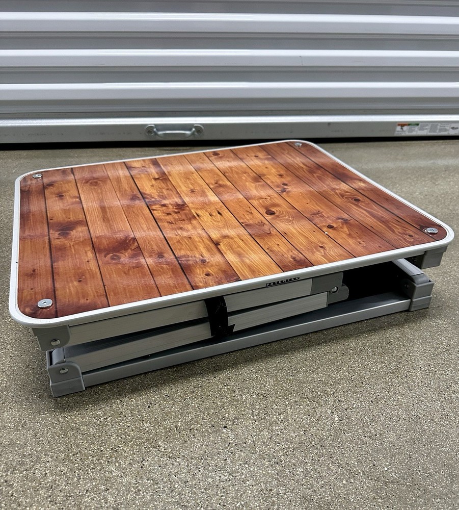 Portable Pop-A-Bar Folding Bar Table w/ Carry Bag & Wheels