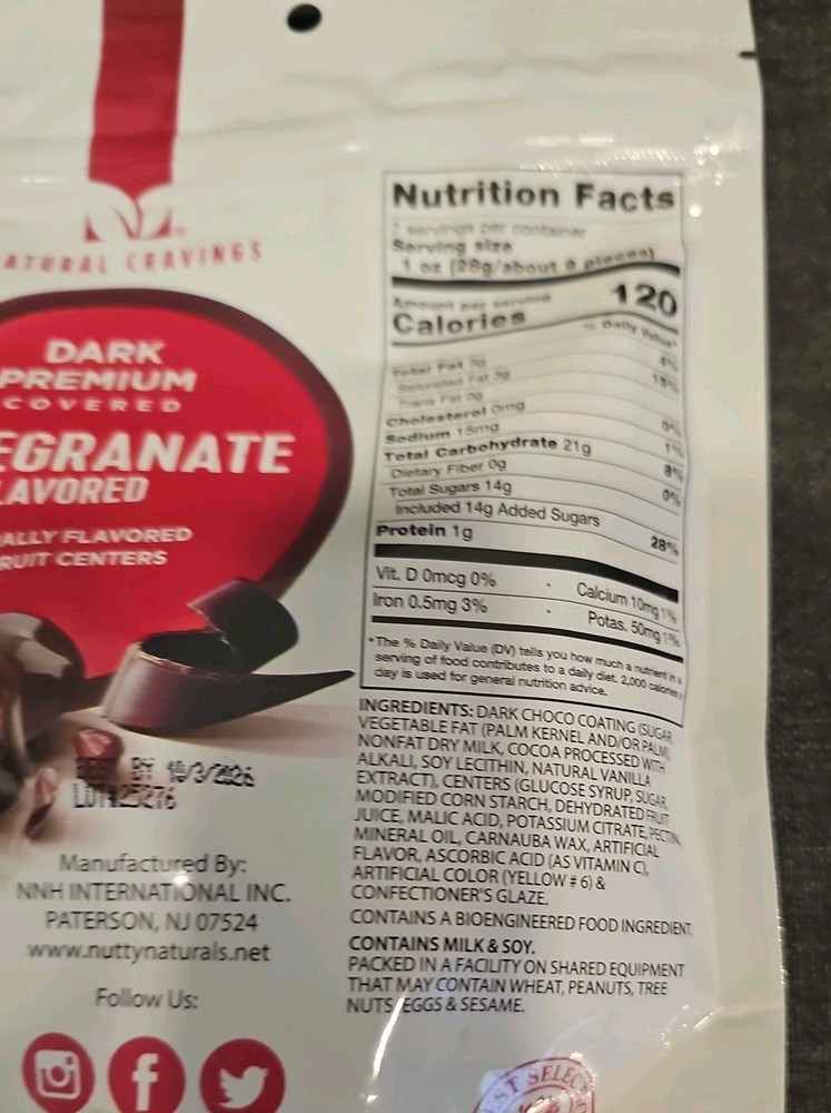 Natural Cravings Chocolate Covered 3 Different Flavored Fruit 3 Packs