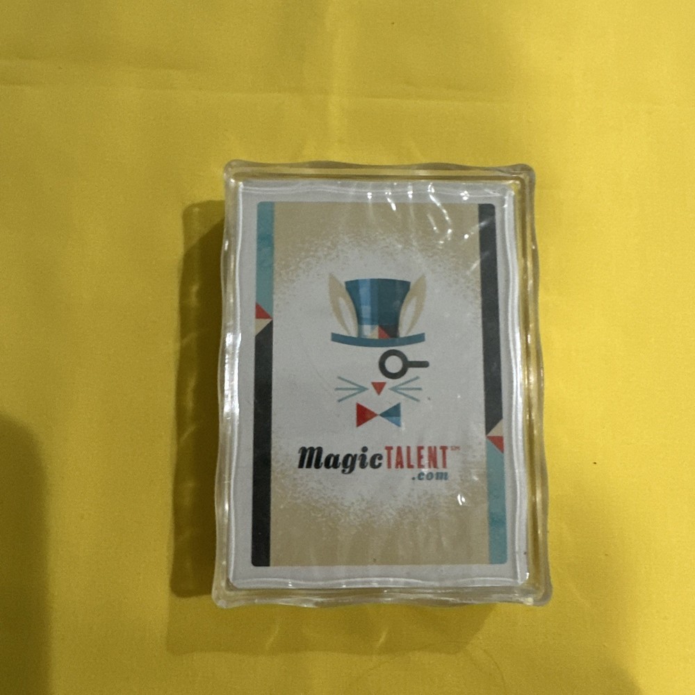 Magic Talent Playing Cards In Acrylic Case