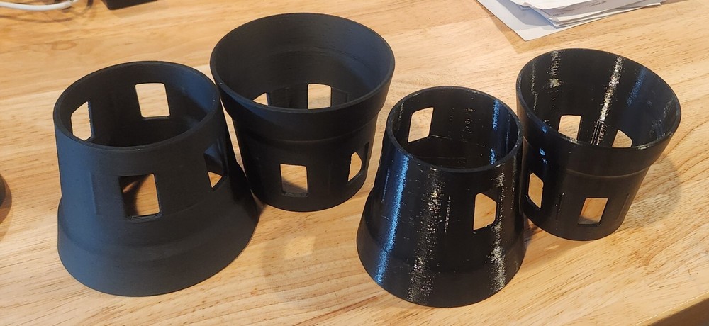 958 Porsche Cayenne 2011–2017 Cup Holder Insert - One Pair - matte finish