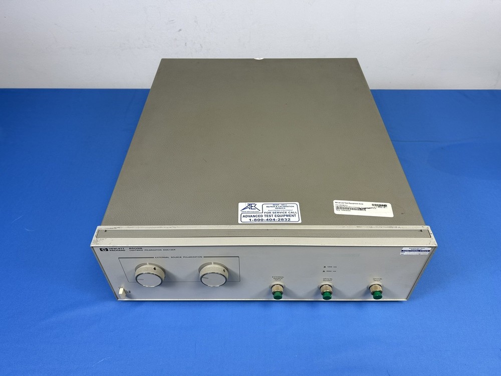 Agilent 8509B-012 Lightwave Polarization Analyzer *COMPLETE*