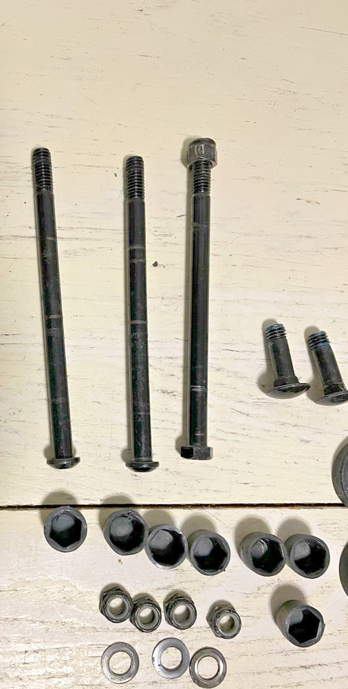 AB Lounge 2 Caps Strap Bolts Bushing Replacement Abdominal Exercise Machine Part