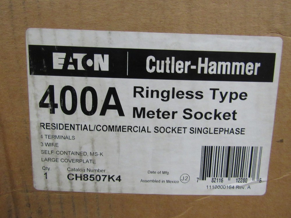 Eaton CH8507K4 Meter Sockets