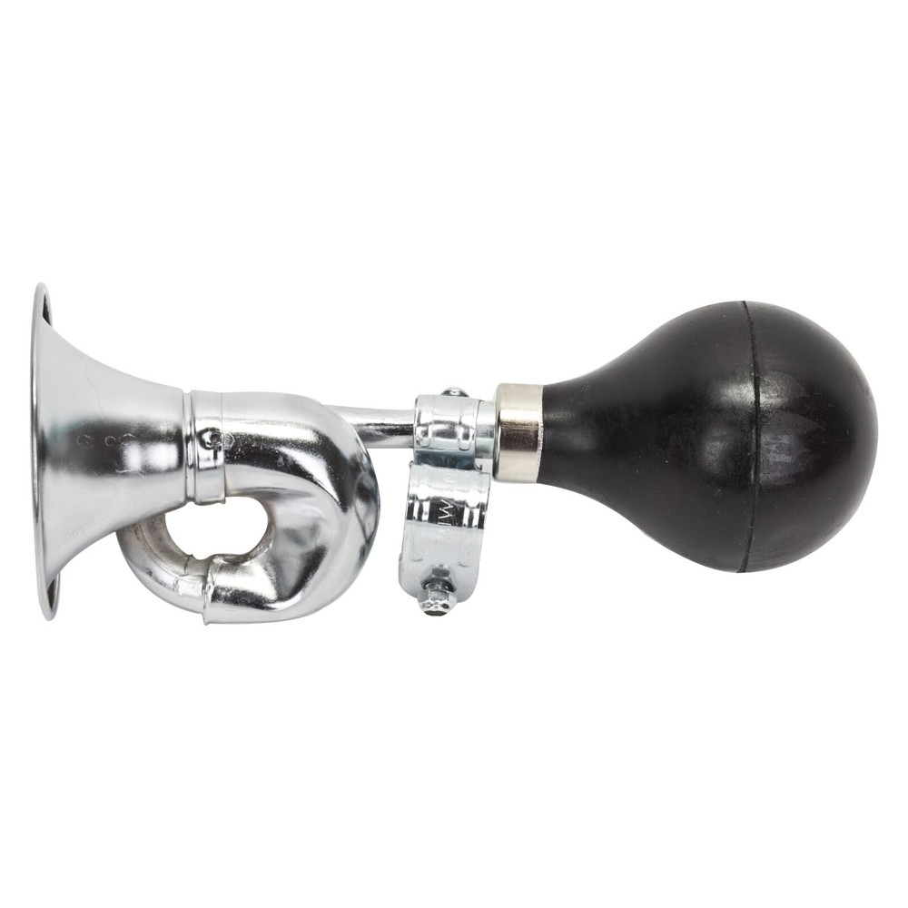Sunlite Bicycle Classic Steel Bugle Horn- Chrome