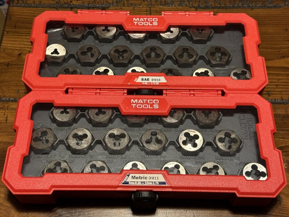 Matco Tools DM 10 + 11 SAE & Metric Die Sets
