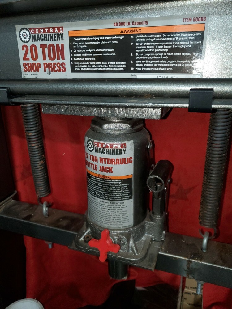 Handle Rack Accessory FITS Harbor Freight 12 & 20 Ton Hydraulic Press